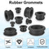 16mm 5/8 Inch Hole,1/2 Inch Grommets, 12Pcs Grommet PATIKIL / Drill ID Rubber Top Hat for Wiring Eyelet Ring Gasket