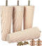 Btowin VCF 6 inch / 15cm Ash Wood Furniture Legs, 4Pcs Mid-Century Modern Unfinished