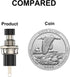 Momentary Push Button Switch, 1A 250VAC SPST Mini Pushbutton Switches, Normal Closed (NC), Black & Red Cap, 20pcs