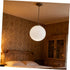 120mm Kisangel Frosted Glass Globe Lampshade round Ball Pendant Light Cover Replacement for Ceiling Fan, Wall Sconce