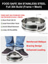 LVDALAB 304 18 (1mm) 4inch(10cm) All Stainless Steel Mesh Lab Sieve, Mesh Aperture Test Sieve, Standard Analysis Sample