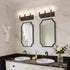 3-Lights E12 Base(Bulbs Kalium Bathroom Light Vanity Fixtures Over Mirror, Modern Matte Black Wall Sconces, Minimalist