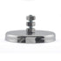 Master Magnetics Round Base Magnet with Bolt - 2.65" Diameter, 1.275" Total Height, 65 Pound Pull, Chrome, Pack of 2, RB70B3NX2