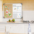 White Board Cork Board Combo, 24×18 inch Magnetic Dry Erase Board, Vision Board for Office, Home, School