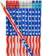 Rhode Island Novelty 7.5".S. FLAG PENCIL