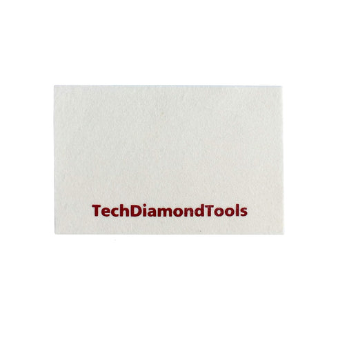 A Set of 3 Wool Cloths for Buffing or Polishing with TechDiamonTools Diamond Pastes