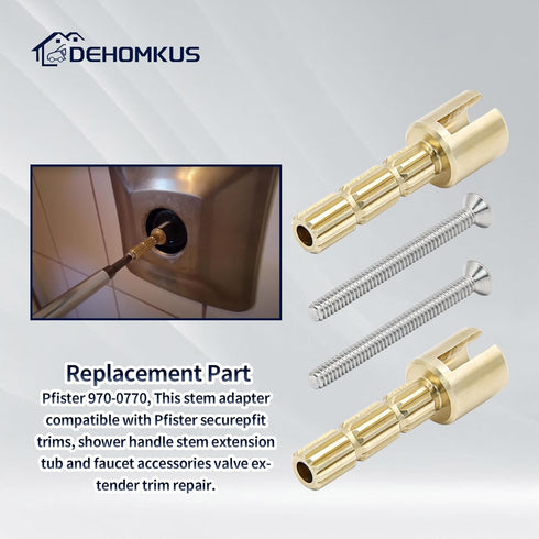 2Pcs Stem Adapter Replacement for 970-0770, Compatible with Pfister Bath Faucet