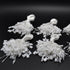Renashed 7" 1000Pcs Hang Tag String, Nylon String Snap Lock Pin Loop Fastener Hook Ties