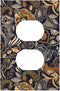 Outlet Covers Paisley Pattern Flower Cashew Flower Plant 1 Gang Duplex Electrical