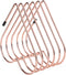 Rose Gold File Organizer, School Supplies Desk Book Storage Rack, Telescopic Folder Stand Organizer, Craft Supplies