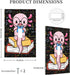 Sturin 1 3X5 Axolotl Reading Wall Plate Light Switch Cover Gang Single Toggle Toggle Switch Art Plates
