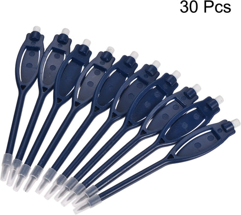PATIKIL Golf Scoring Pencils with Eraser, 30 Pack, Oval Clip Plastic 2H Marker Pens for Sports Games