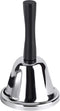 MROCO Loud Hand Bell, Silver Steel Dinner Bells for Classroom, Food Line, Alarm
