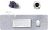 DawnTrees Felt Desk Pad, Keyboard Mat (35.5x12 Inches), Large Mouse Pad, Computer Desk Mat XL, Light Gray