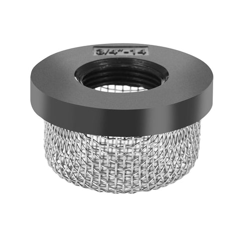 4 Pack Stainless Steel Mesh Strainer, 3/4"-14 Aerator Screen for Livewell Pump, Industrial Plumbing