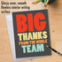 8.5 11 Inch) J6884TYG-US NobleWorks - Coach Thank You Greeting Card with Envelope Group, Coworker, Gang (Big x Big