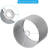 E27 E14 10 Pack 2 PATIKIL to Lamp Shade Reducing Ring, Lampshade Adapter Ring Converter Reducer Fitting Light Fixtures