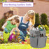 2Pack 17L 600D Foldable Cleaning Supply Caddy with Handle, Portable Bucket Tool Organizer, Garden Tool Bag in Oxford