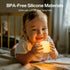 8 Dimming, 1H-Timer, JolyWell Baby Night Light for Nursery, Soft Silicone Tap Control Night Lamp with Color Changing