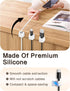 Viaky 8 Pack Magnetic Cable Clips, Large Size Under Desk Cable Management, Workspace Charger Organizer,Cord Holder