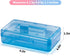 Sooez 3 Pack Large Capacity Hard Pencil Case, Plastic Crayon Pencil Boxes Bulk with Snap-tight Lid, Clear Storage Box Craft Pen Art Marker Organizer Stackable for Kids Boys School by Sooez