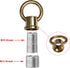 M10/M12 Pack 2 2 Brass Hook Rings for Light Fixture Available of with Link Buckles