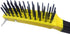 ALLWAY SB411 Carbon Steel Wire Brush with Scraper, Soft-Grip