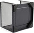 Suwimut 4 Pack Mesh Memo Holder, Black Metal Sticky Note Holder for Pen, Pencil, Paperclip, Office Home School Organizer