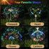 120 8 4 Pack Lewondr Firework Solar Garden Lights, LED Solar Firework Lights with Lighting Modes, Waterproof Sparkler
