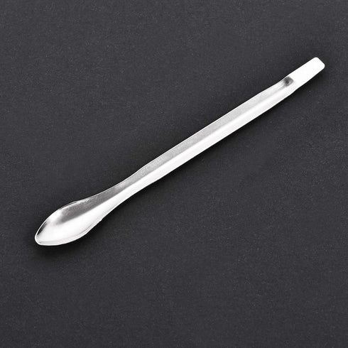 uxcell Micro Scoop 105mm Stainless Steel Reagent Sampling Lab Spoon, 10Pcs