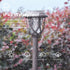 EXCMARK 10 Pack Solar Lights Outdoor Decorative Garden Yard Lights for Pathway Walkway Sidewalk Driveway. (Brown, Warm