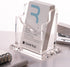Desk-1 1 YUXUN Acrylic Business Card Holder Slot Tier, Vertical Business Card Holder for Women Men, Business Card