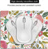 Small Cute Mouse Pad, Mini Mouse Pads for Wireless Mouse and Laptop, Travel Mousepads with Designs - Abstract Floral,
