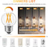 6 PACK G16.5 Bulbs 60 Dimmable 6W G16.5 Bulb, E26 Bulbs 60 2700K bulb CRI80+, AC120V, 600lm LED Watt, Globe LED Light