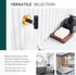 Angle Simple Black & Gold Towel Hook 2 PCS, Stainless Steel Bathroom Robe Holder, Wall Mounted Coat Hand Towel Hanger