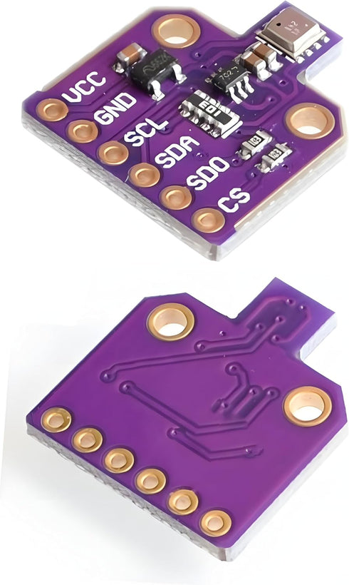 2 Pcs BME680 CJMCU-680 Temperature and Humidity Pressure Sensor Module, Low Power Gas, Ultra-Low Pressure Sensor