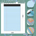 Fuutreo 24 Pcs 5" x 8" Legal Pad Writing Notepads, 50 Sheets/Pad, Narrow Ruled, Multicolor for School Office Supplies