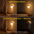 YUNLEX 2 Pack Dimming, 3 Plug in Night Light with Motion Sensor and Dusk to Dawn Sensor, Stepless Warm White LED