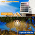 2 5 Patio(16.4FT Solar Shed Lights with Motion Sensors, Classic Metal Solar Chandelier Outdoor with Lighting Modes
