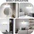 2 E26 Light Brushed Nickel Vanity Lights for Bathroom, Modern Bathroom Light Fixtures Over Mirror, Vanity Light