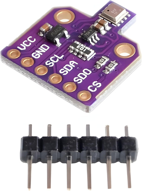 2 Pcs BME680 CJMCU-680 Temperature and Humidity Pressure Sensor Module, Low Power Gas, Ultra-Low Pressure Sensor
