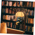 DOITOOL Cloth Lampshade with Tassel Fringe European Style Umbrella Shape for Desk and Table Lamps Elegant Replacement