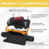 Inline Cord Switch, DC 12V 30A DPST Outdoor Electrical Start Stop Toggle Switch, IP67 Waterproof, 4Pin 2 Position