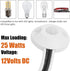 12V Bulbs(White) Facon DC PIR Motion Sensor Switch, Use with Strip Lights, LED Lights, Incandescent and Halogen