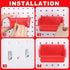 20 Pack Pegboard Cups and Bins Set, Wall Organizer with Hooks and Loops for Garage Craft Office Storage