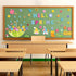 Konsait Spring Bulletin Board Decorations, 68Pcs Set, Big Umbrella Flowers, Waterdrop Cutouts for Classroom