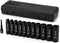 TecoTek 12 Pieces 1/2-Inch Drive Deep 12-Point Metric Impact Socket Set, Cr-V,