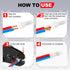 AIRIC 100 Pcs Closed End Crimp Connectors 22-16 AWG Wire Splice Caps Electrical Connector Terminals