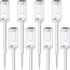 8 Pack Bulb Solar Pathway Lights Solar Outdoor Lights with LED Tungsten Filament Waterproof Stainless Steel Garden