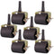 Bed Casters, Heavy Capacity Bed Frame Wheels Rollers with Brakes for Replacement Parts, Set of 6 (6 Pcs)